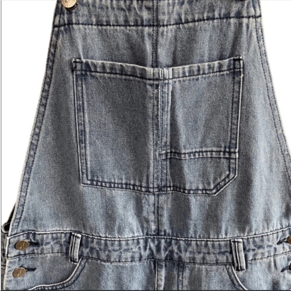 NWT Element Leavin Tonite cotton denim vintage inspired short overalls. Size 29 - Picture 3 of 4